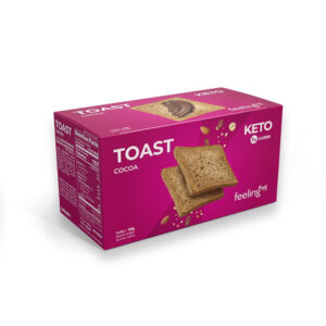 FEELING OK Toast cocoa Keto 4x40 gr