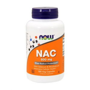 NOW FOODS Nac 600 mg 100 Veg cps