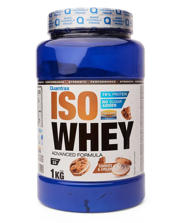 QUAMTRAX ISO WHEY 1 KG COOKIE AND CREAM